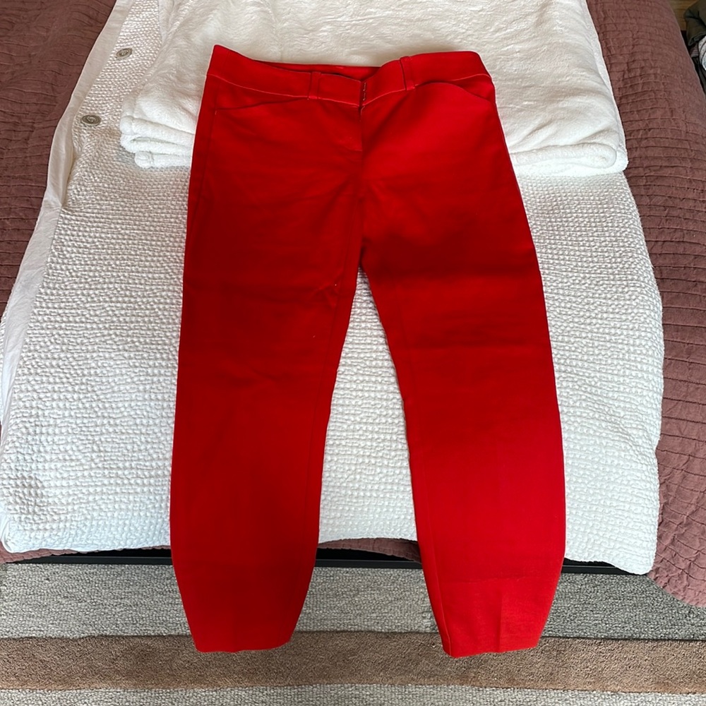 Red pants Loft